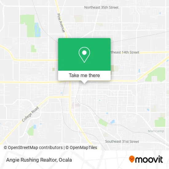 Angie Rushing Realtor map