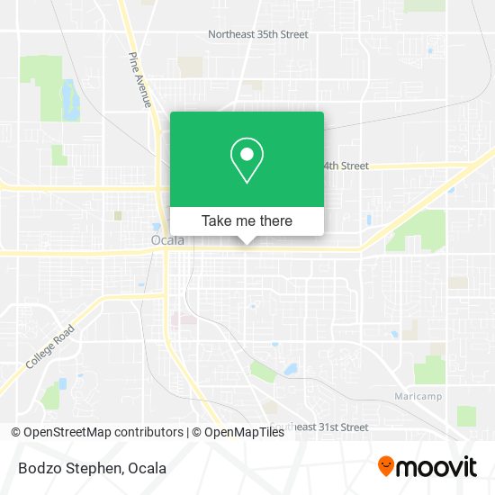 Mapa de Bodzo Stephen