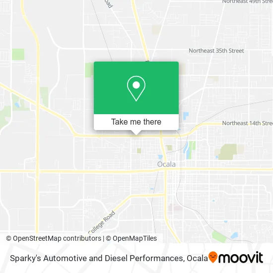 Mapa de Sparky's Automotive and Diesel Performances
