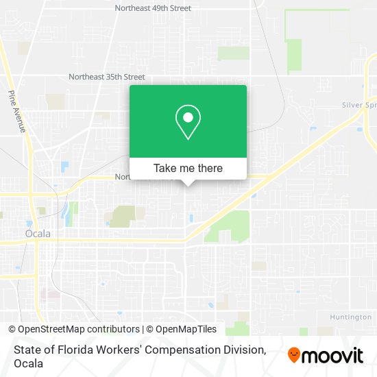 Mapa de State of Florida Workers' Compensation Division