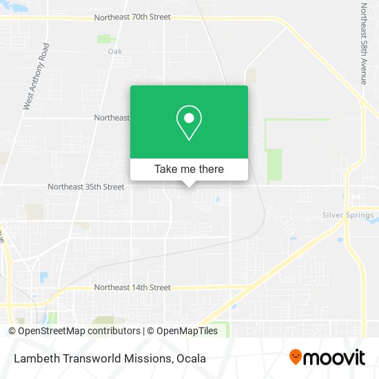 Mapa de Lambeth Transworld Missions
