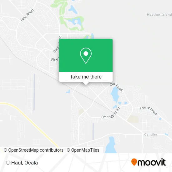 U-Haul map