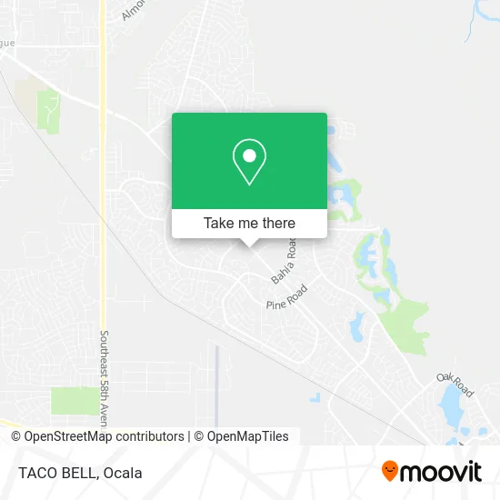 TACO BELL map