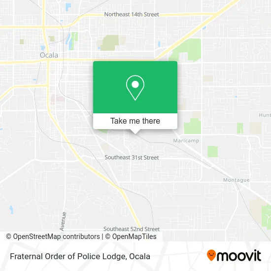 Mapa de Fraternal Order of Police Lodge