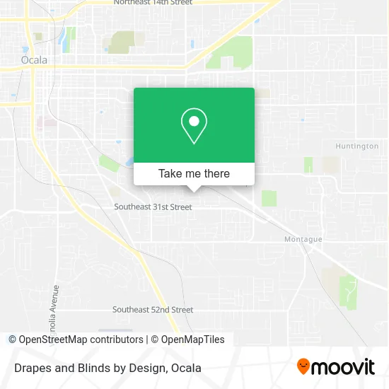 Mapa de Drapes and Blinds by Design