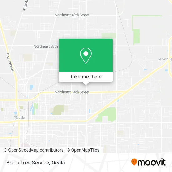 Bob's Tree Service map