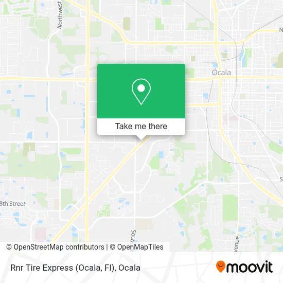 Rnr Tire Express (Ocala, Fl) map