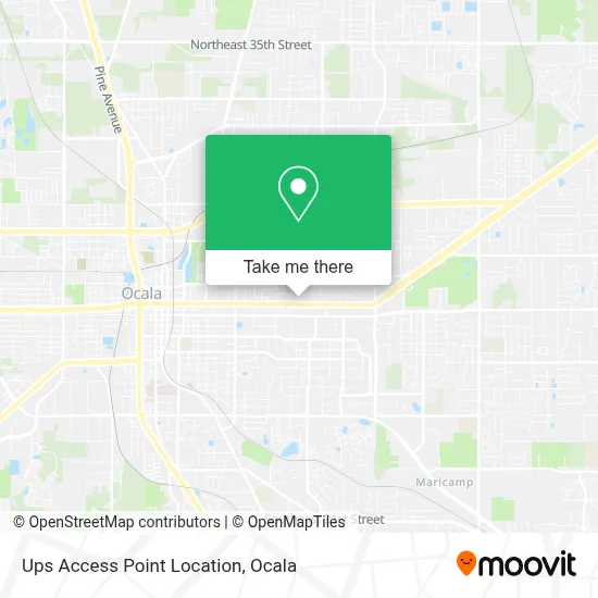 Ups Access Point Location map
