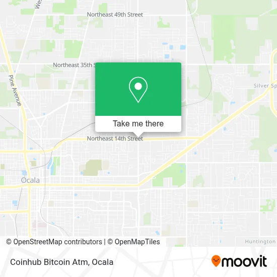Coinhub Bitcoin Atm map