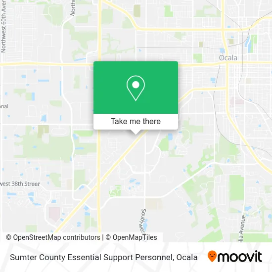 Sumter County Essential Support Personnel map