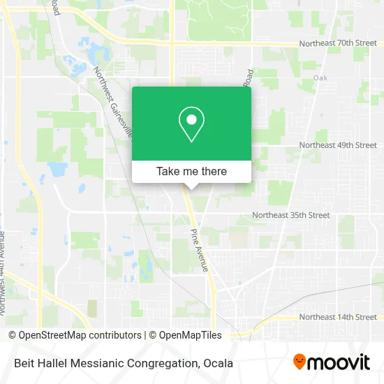 Beit Hallel Messianic Congregation map