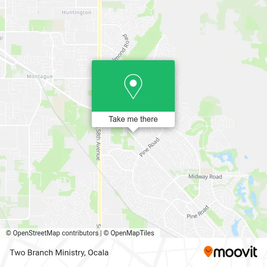 Two Branch Ministry map