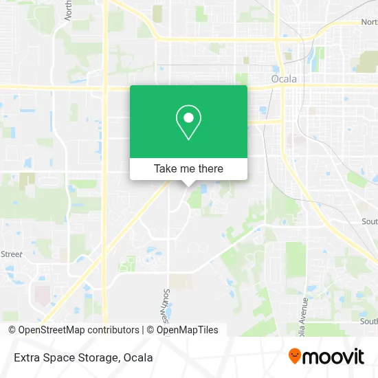 Extra Space Storage map