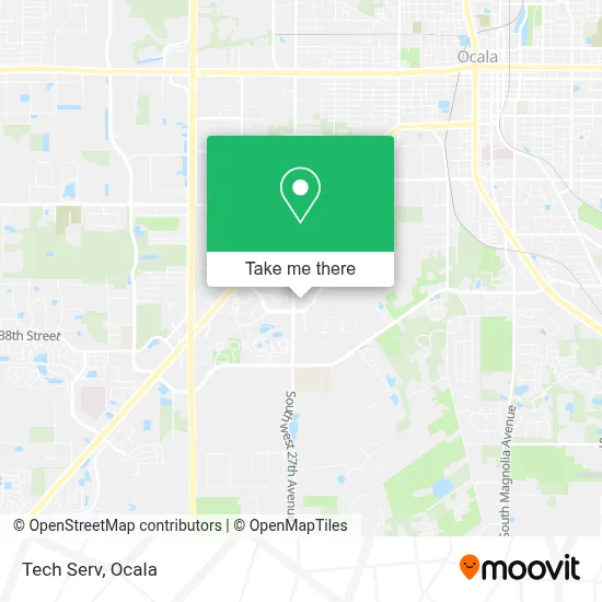 Tech Serv map