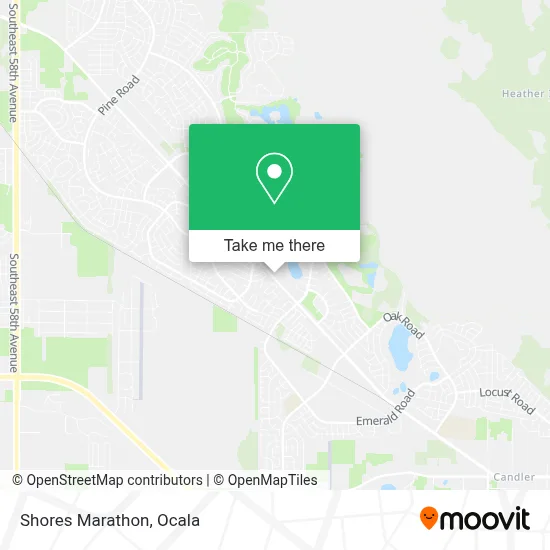 Shores Marathon map