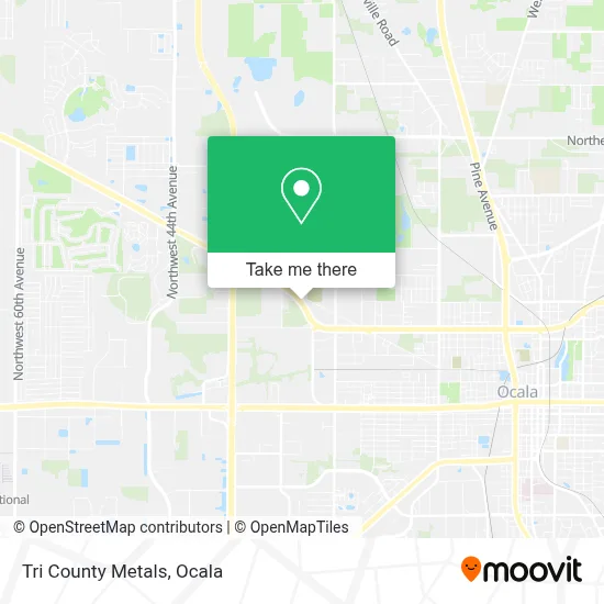 Tri County Metals map