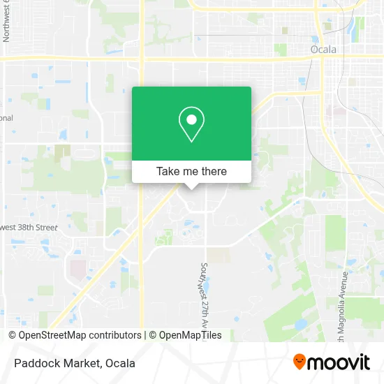 Paddock Market map