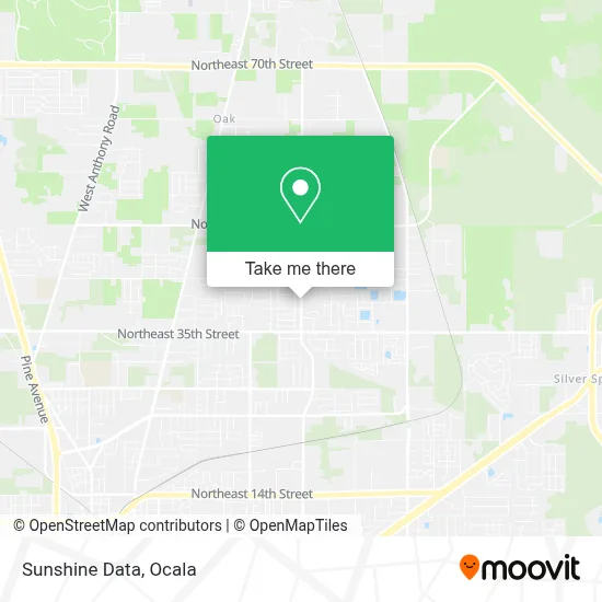 Sunshine Data map