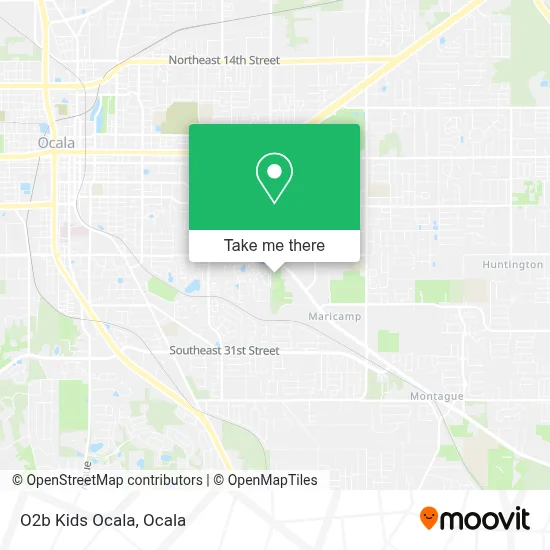 O2b Kids Ocala map