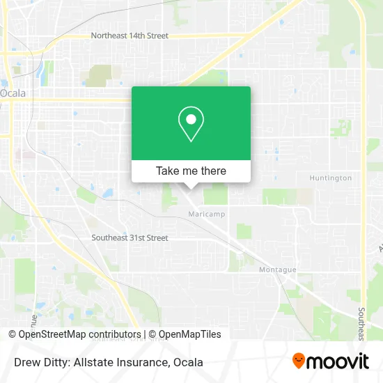 Drew Ditty: Allstate Insurance map