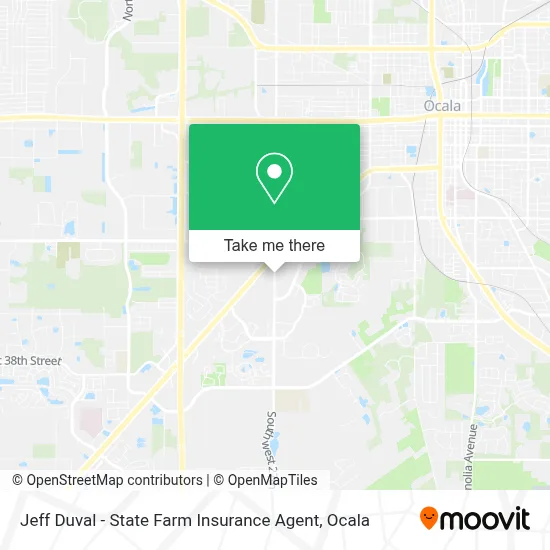 Jeff Duval - State Farm Insurance Agent map
