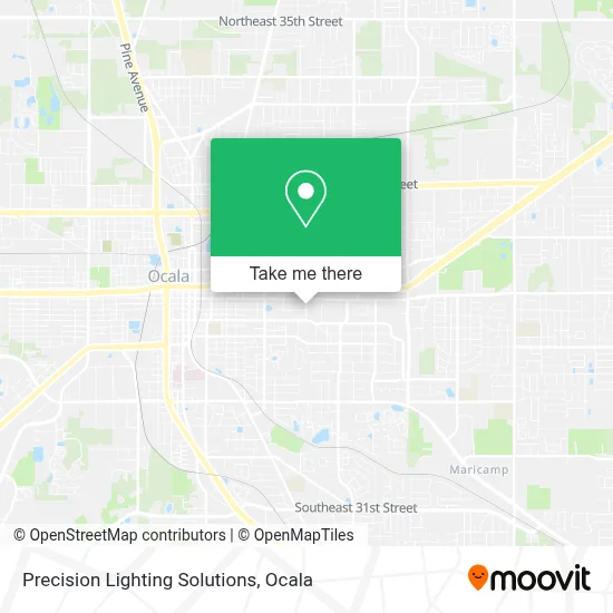Precision Lighting Solutions map
