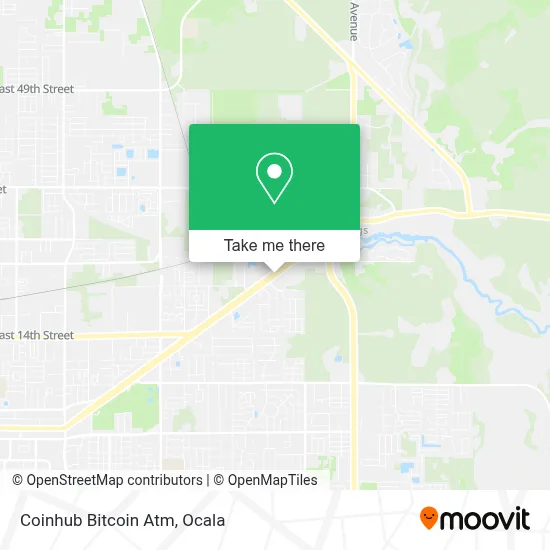 Coinhub Bitcoin Atm map