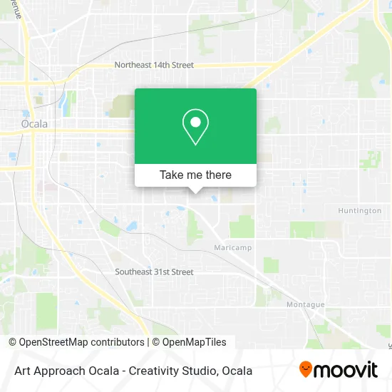 Art Approach Ocala - Creativity Studio map