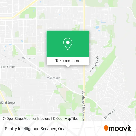 Sentry Intelligence Services map