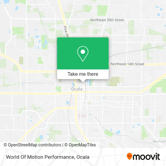World Of Motion Performance map