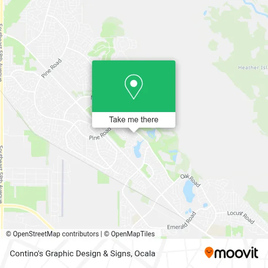 Contino's Graphic Design & Signs map