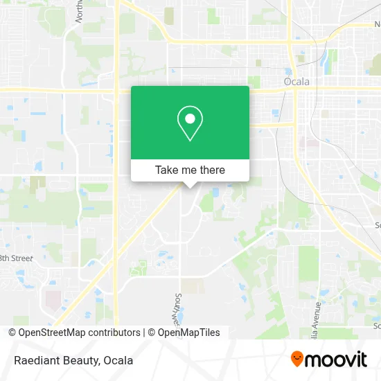 Raediant Beauty map