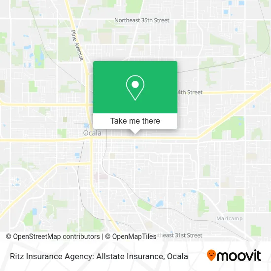 Ritz Insurance Agency: Allstate Insurance map