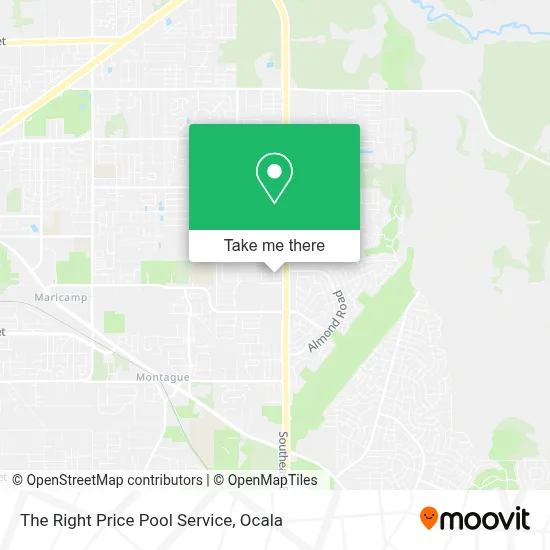 The Right Price Pool Service map