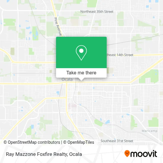 Ray Mazzone Foxfire Realty map