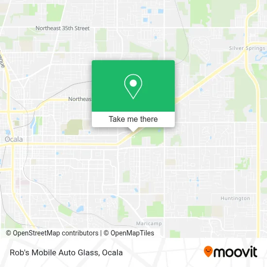 Rob's Mobile Auto Glass map