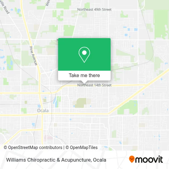 Williams Chiropractic & Acupuncture map