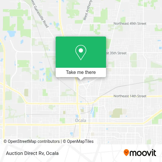 Auction Direct Rv map