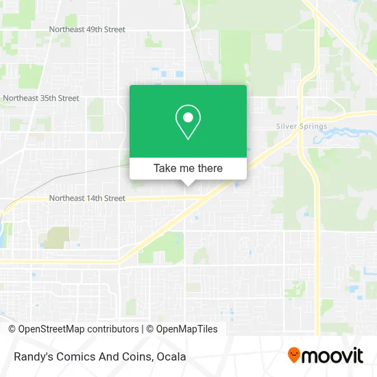 Mapa de Randy's Comics And Coins