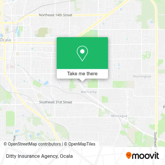 Ditty Insurance Agency map