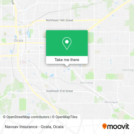 Navsav Insurance - Ocala map