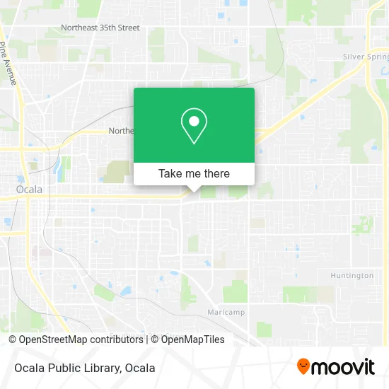 Ocala Public Library map