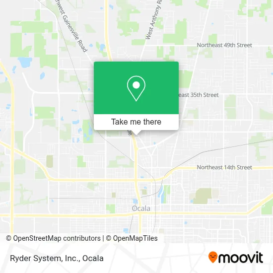 Ryder System, Inc. map