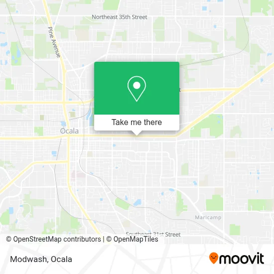 Modwash map