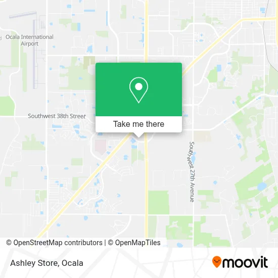 Ashley Store map