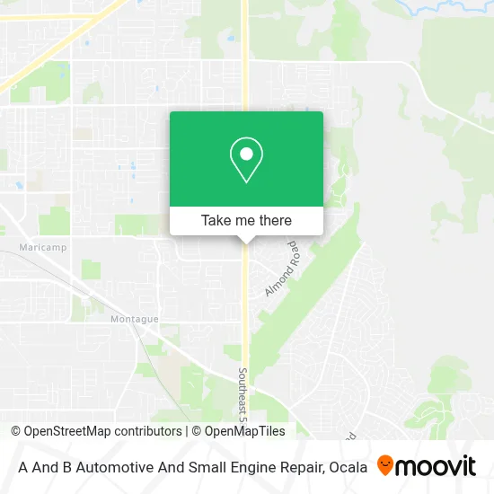 A And B Automotive And Small Engine Repair map