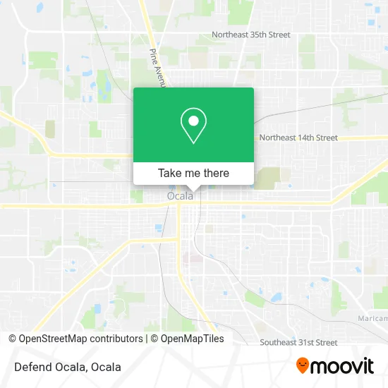 Defend Ocala map