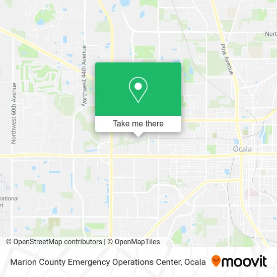Marion County Emergency Operations Center map