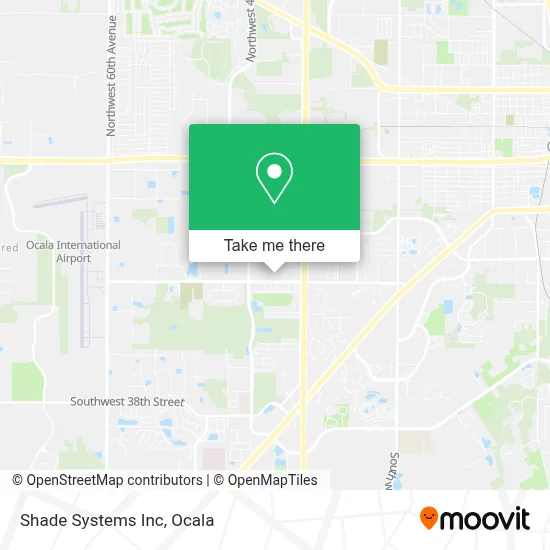 Shade Systems Inc map
