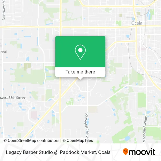 Legacy Barber Studio @ Paddock Market map